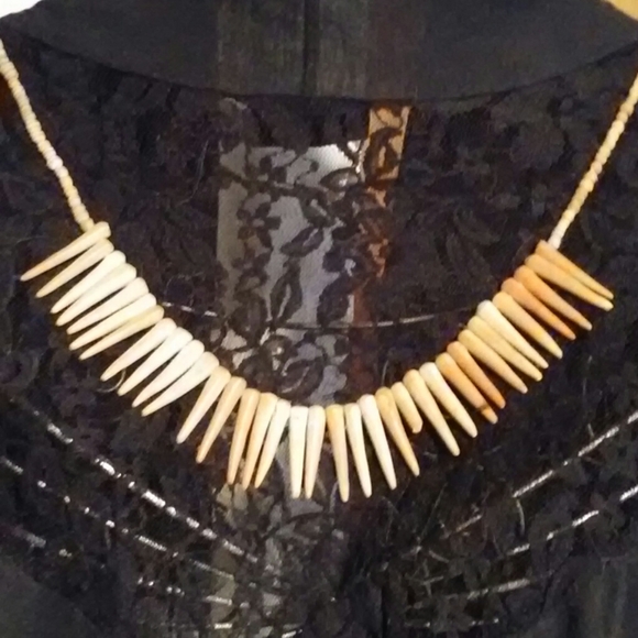 Clay Beads Necklace - Picture 2 of 3